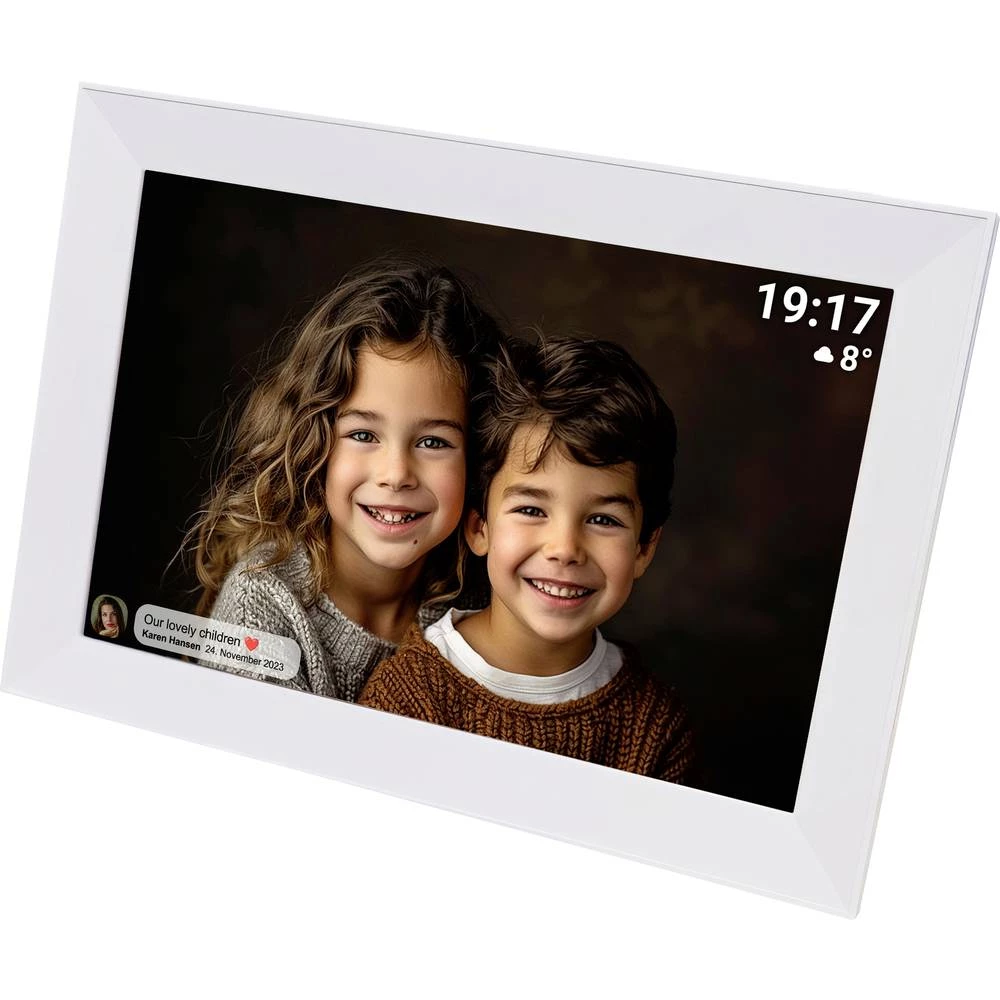 Denver PFF1012w digitalni WiFi okvir za slike 25.7 cm 10.1 palac Energetska učinkovitost 2021: C (A - G) 1280 x 720 Pixe slika