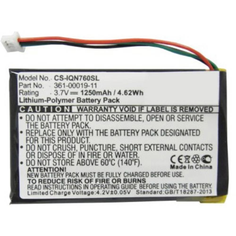 Navigacijski uređaj-akumulator Beltrona Zamjenjuje originalnu akumul. bateriju 361-00019-11, 361-00019-40 3.7 V 1250 mAh slika