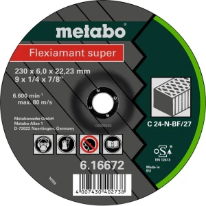 Metabo 616729000 ploča za grubu obradu s glavom 22.23 mm 25 St. slika