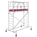 Krause 772022 FahrGerüst aluminij na roli mobilna Radna visina (maks.): 4.40 m srebrna 116 kg
