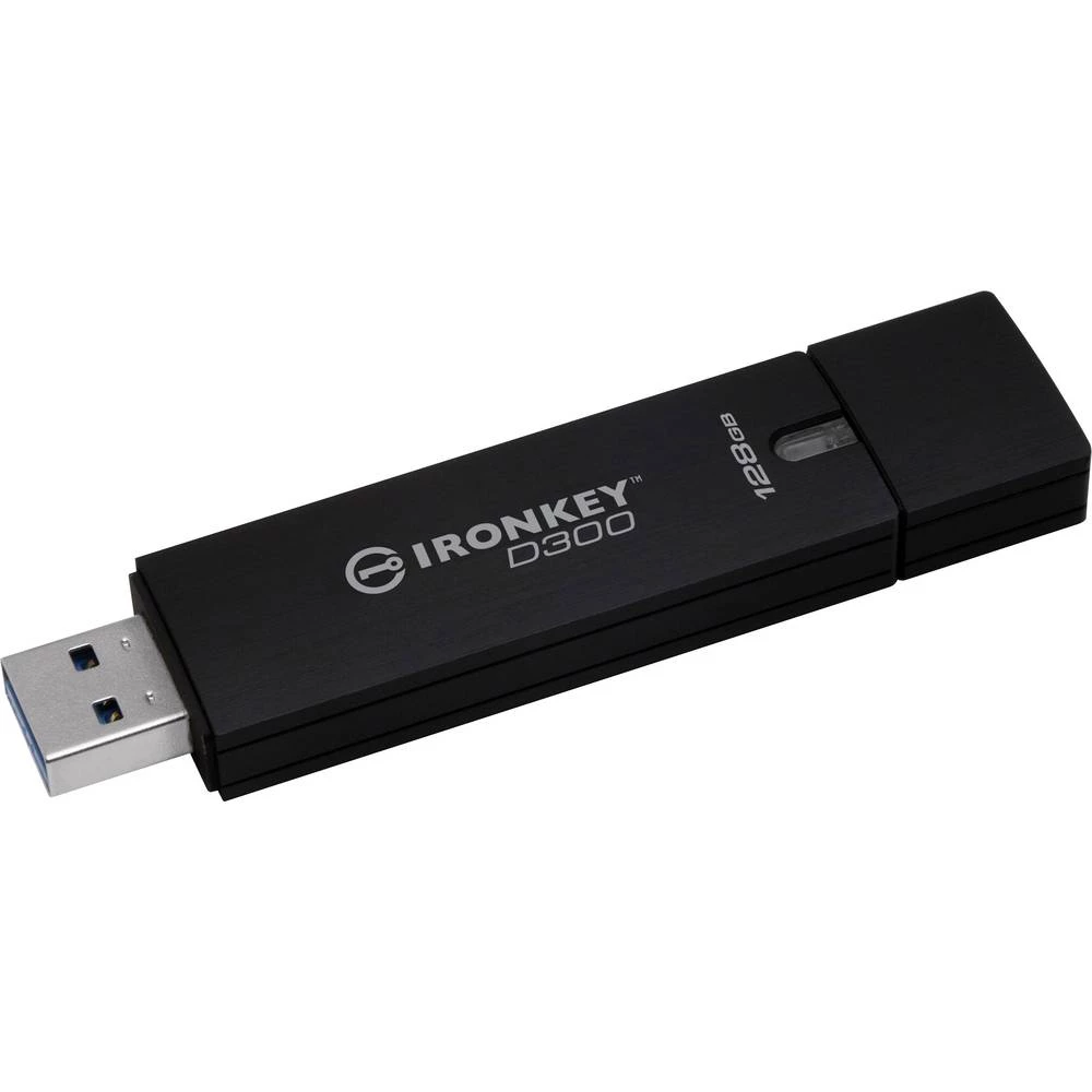 USB Stick 128 GB Kingston IronKey&trade; D300 Crna IKD300/128GB USB 3.0 slika