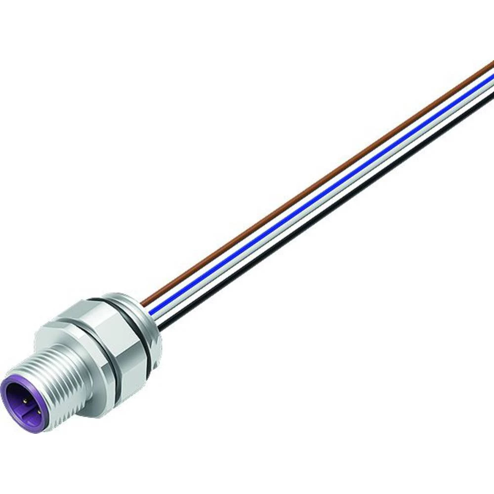 binder 76 0733 0011 00105-0200-20 utični konektor za senzor/aktivator, nekonfekcionirani muški konektor za prirubnicu Br slika