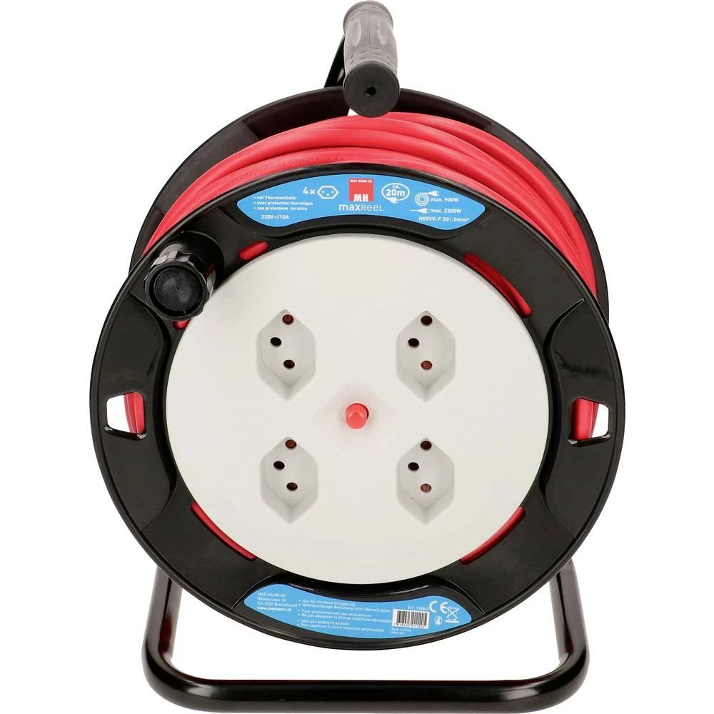 Max Hauri 138842 kabelski namatač 20.00 m crvena slika