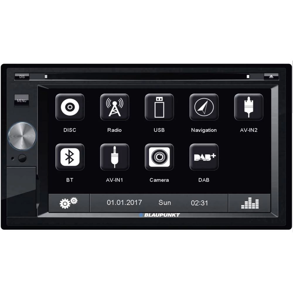 Blaupunkt Hannover 570DAB Navigacijski uređaj, instalacija tvrdog diska Europa DAB + tuner, Bluetooth&reg; telefoniranje slobodn slika