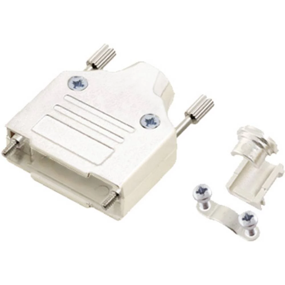 D-SUB kućište Broj polova: 15 Cijeli metal 35 ° Srebrna encitech MHDM35-15-K 1 ST slika