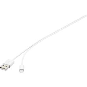 Basetech iPad/iPhone/iPod podatkovni kabel/kabel za punjenje [1x muški konektor USB 2.0 tipa a - 1x muški konektor Apple slika