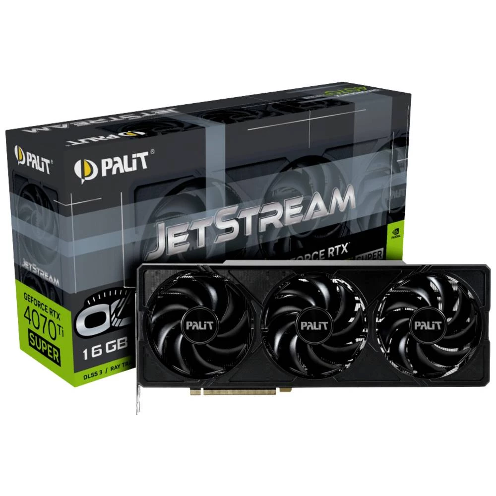 Palit grafička kartica Nvidia GeForce RTX 4070 Ti SUPER JetStream OC  16 GB GDDR6X-RAM PCIe x16  HDMI™, DisplayPort slika