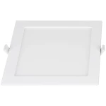 LED ugradna svjetiljka LE MANS kvadratna bijela 18W 220x220x32 mm 3000/4000/6000K IP44 prigušiva Heitronic 501382 Le Mans LED ugradna svjetiljka   LED  18 W bijela