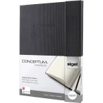Sigel Bilježnica CONCEPTUM® CO151 Kockasta Crna Broj listova: 97 DIN A4