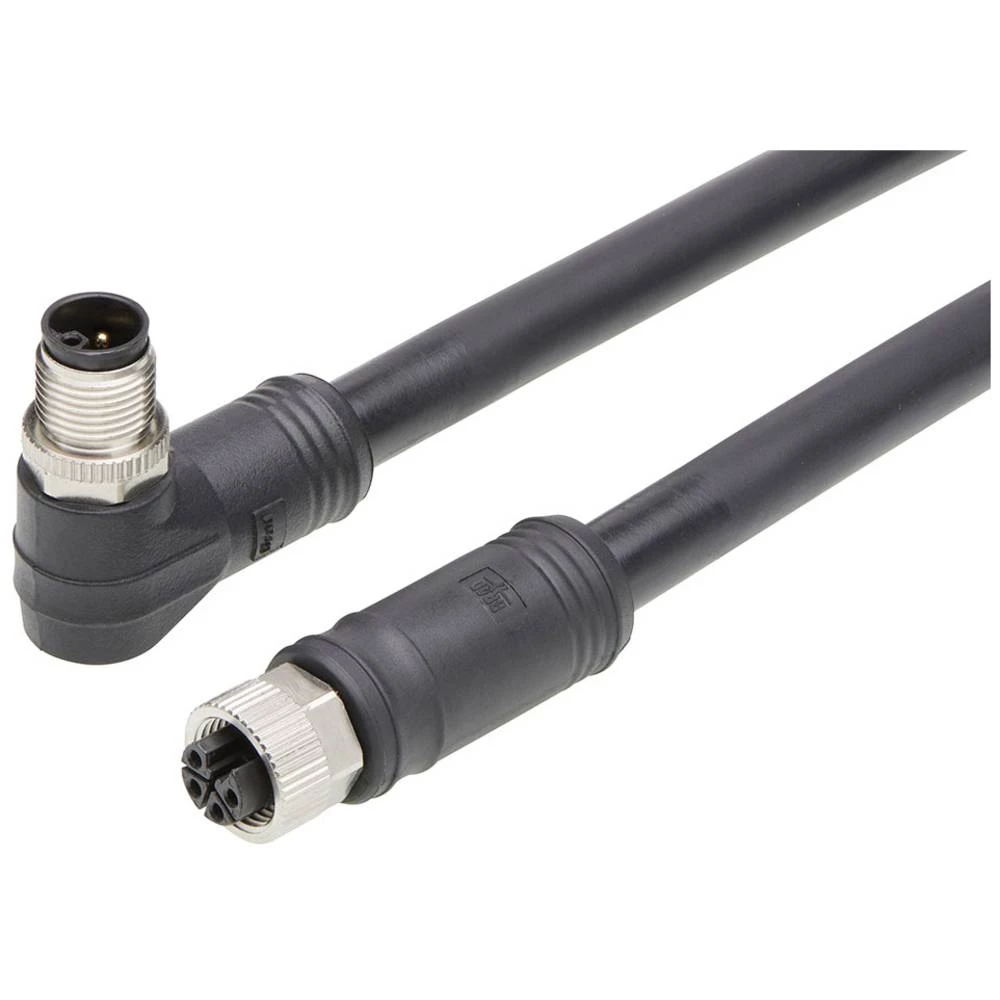 Molex 1205010149 utični konektor za senzor/aktivator, konfekcionirani žženski konektor, ravni, kutni muški konektor 1 m slika