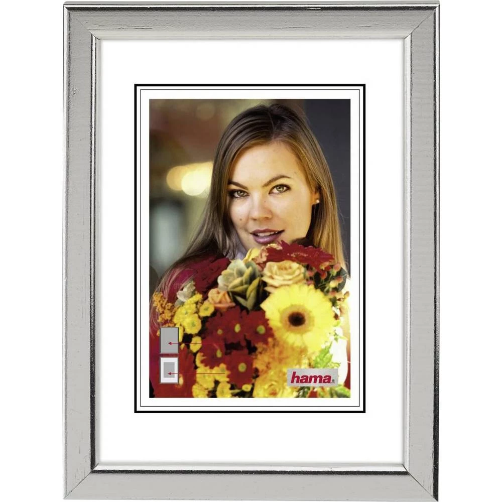 Hama 31674 izmjenjivi okvir za slike Format papira: 13 x 18 cm srebrna slika