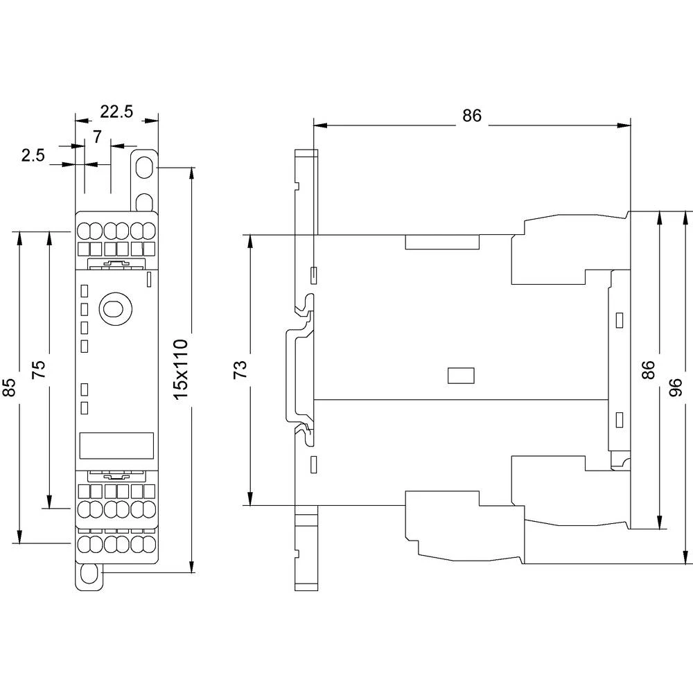 Siemens 3RK11001CG000AA2 3RK1100-1CG00-0AA2 početni komplet slika
