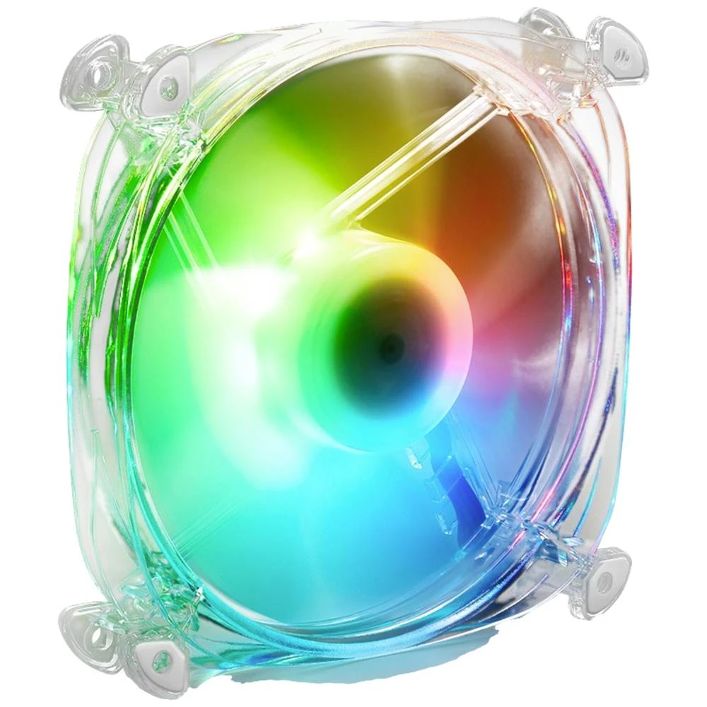 Sharkoon Shark Disc Računalno kućište Ventilator 12 cm prozirno 1 kom. Sharkoon Shark Disc ventilator za PC kućište prozirna slika