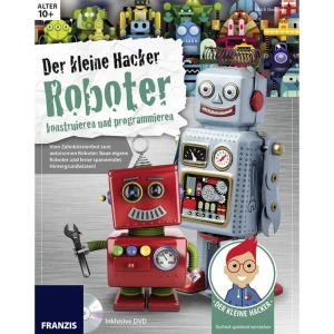 Robot komplet za sastavljanje Franzis Verlag Der kleine Hacker: Roboter konstruieren und programmieren 65305 Iznad 10 godina slika
