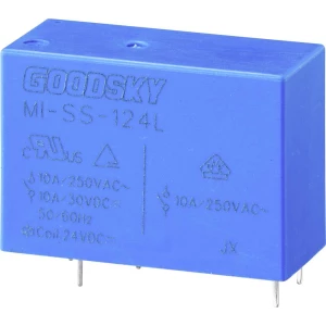 GoodSky MI-SS-124L relej za tiskane pločice 24 V/DC 10 A 1 prebacivanje 1 St. Tube slika