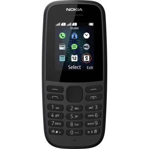 Nokia 105 2019 Dual SIM mobilni telefon Crna slika