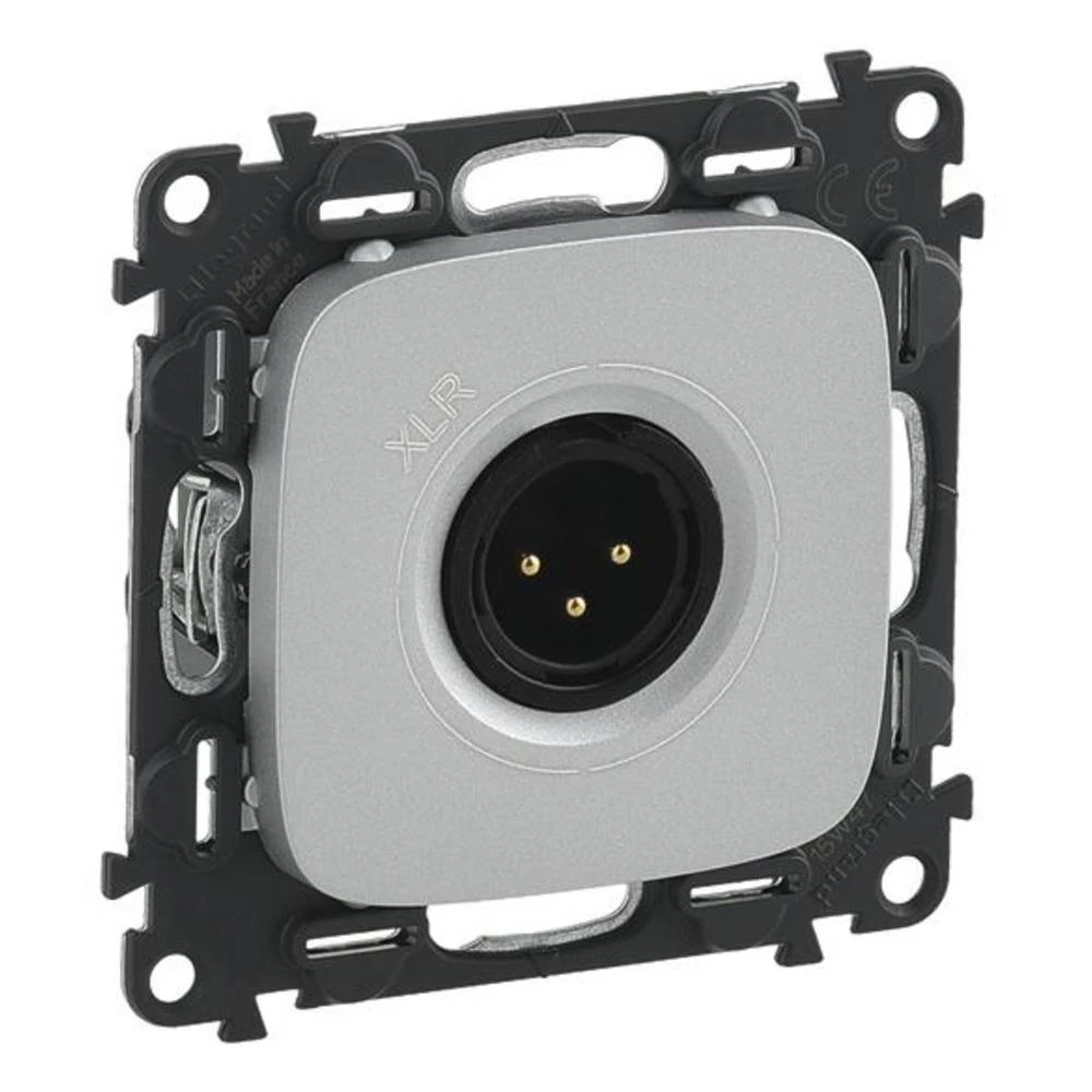 Legrand   XLR utičnica Valena Life Allure aluminij boja 754747 slika