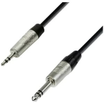 Adam Hall 4 STAR BVW 0150 audio priključni kabel [1x 3,5 mm banana utikač - 1x klinken utičnica 6.3 mm (stereo)] 1.50 m crna