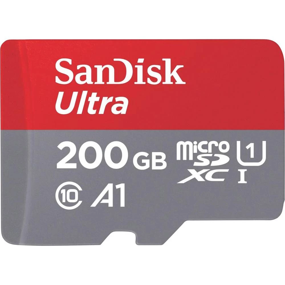 SanDisk Ultra microsdxc kartica 200 GB Class 10, UHS-I uklj. sd-adapter slika