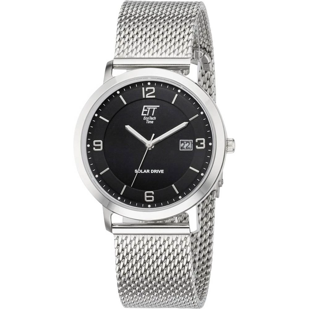 ETT Solarni Ručni sat EGS-12078-22M (&Oslash; x V) 39 mm x 9 mm Plemeniti čelik Materijal kućišta=Nehrđajući čelik Materijal (na slika