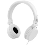 STREETZ HL-W203  On Ear Headset žičani stereo bijela  sklopive, daljinski upravljač, slušalice s mikrofonom