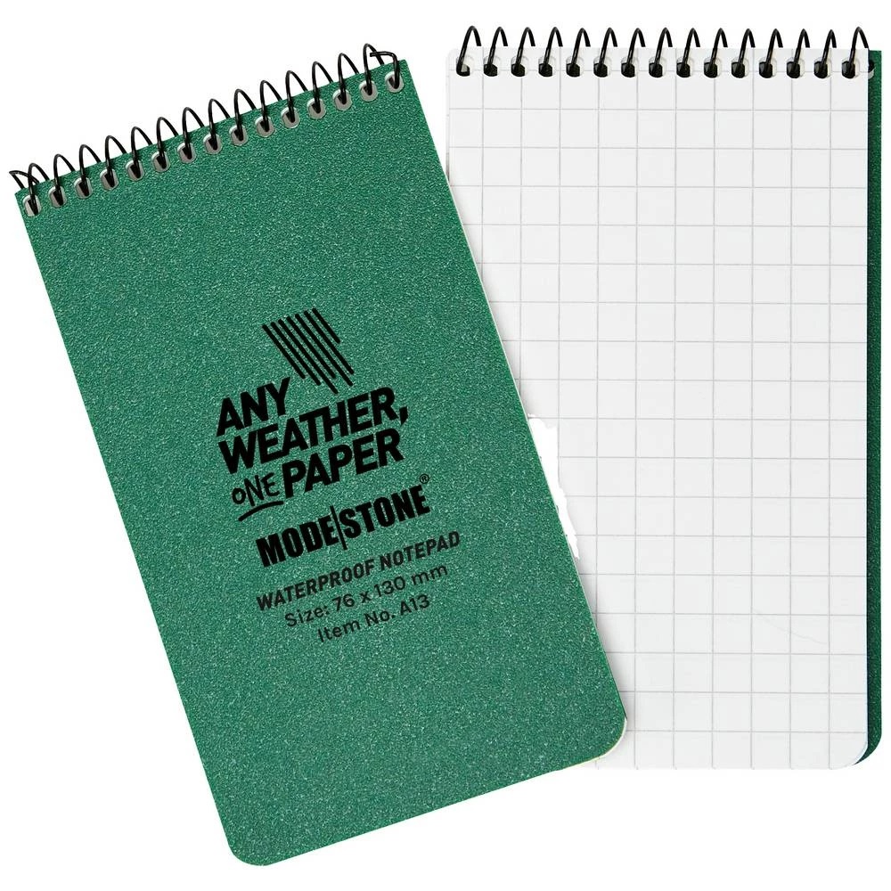 Modestone blok za pisanje 76x130 grün 50 Bl A13 upotrebljiv na obje strane zelena, bijela 76 x 130 mm kockasta Broj list slika