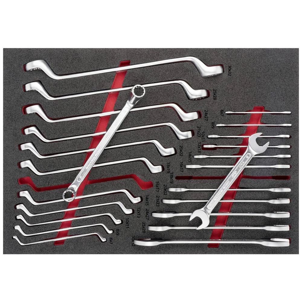 Vigor V6808 V6808 prstenasti-viličasti ključ-set slika