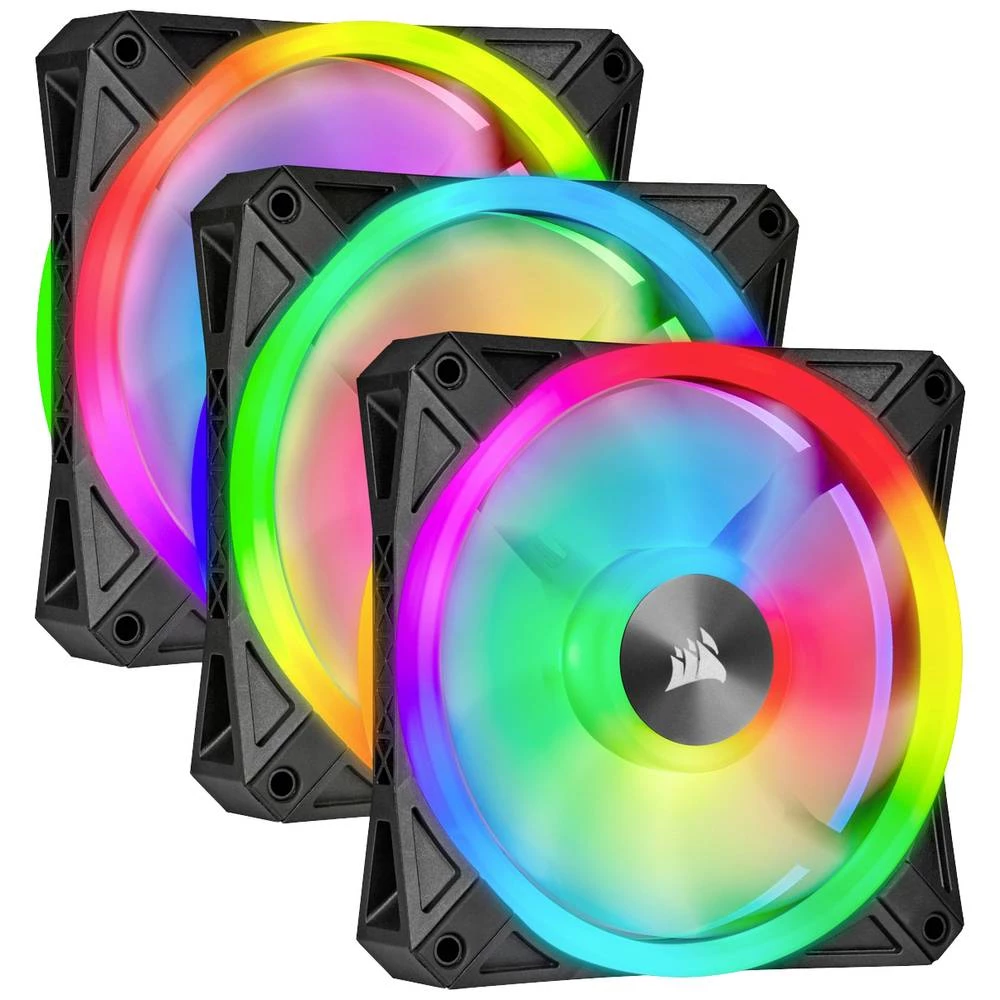 Corsair CO-9050098-WW rashladni sustav računala ventilator kućišta računala 12 cm crna, siva Corsair CO-9050098-WW ventilator za PC kućište crna, siva slika