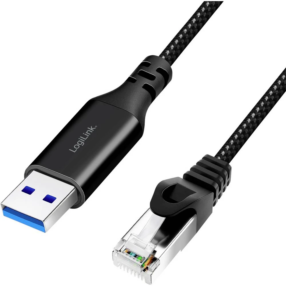 LogiLink USB 3.0 adapterski kabel [1x USB 3.2 gen. 1 utikač A (USB 3.0) - 1x RJ45-utikač 8p8c] CU0402 2.00 m slika