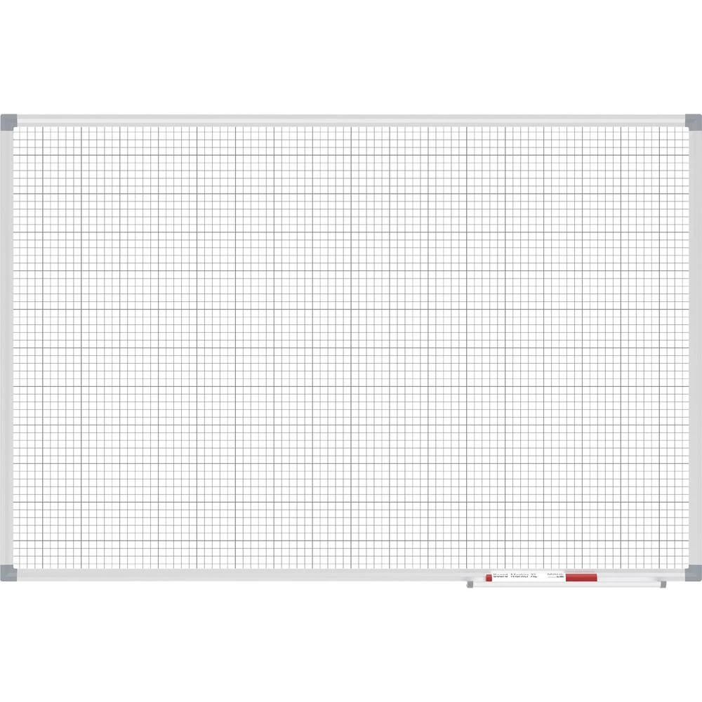 Maul Whiteboard MAULstandard (Š x V) 900 mm x 600 mm Siva Obložena plastika Uklj. ladica, Pejsaž ili portret slika