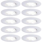 HomeSpa LED ugradna svjetiljka Calla osnovni set zakretna IP65 okrugla 90mm 30° 10x6W 10x530lm 230V 4000K mat bijela Paulmann  LED ugradno svjetlo za kupaonicu 10-dijelni komplet    60 W  mat-bijela
