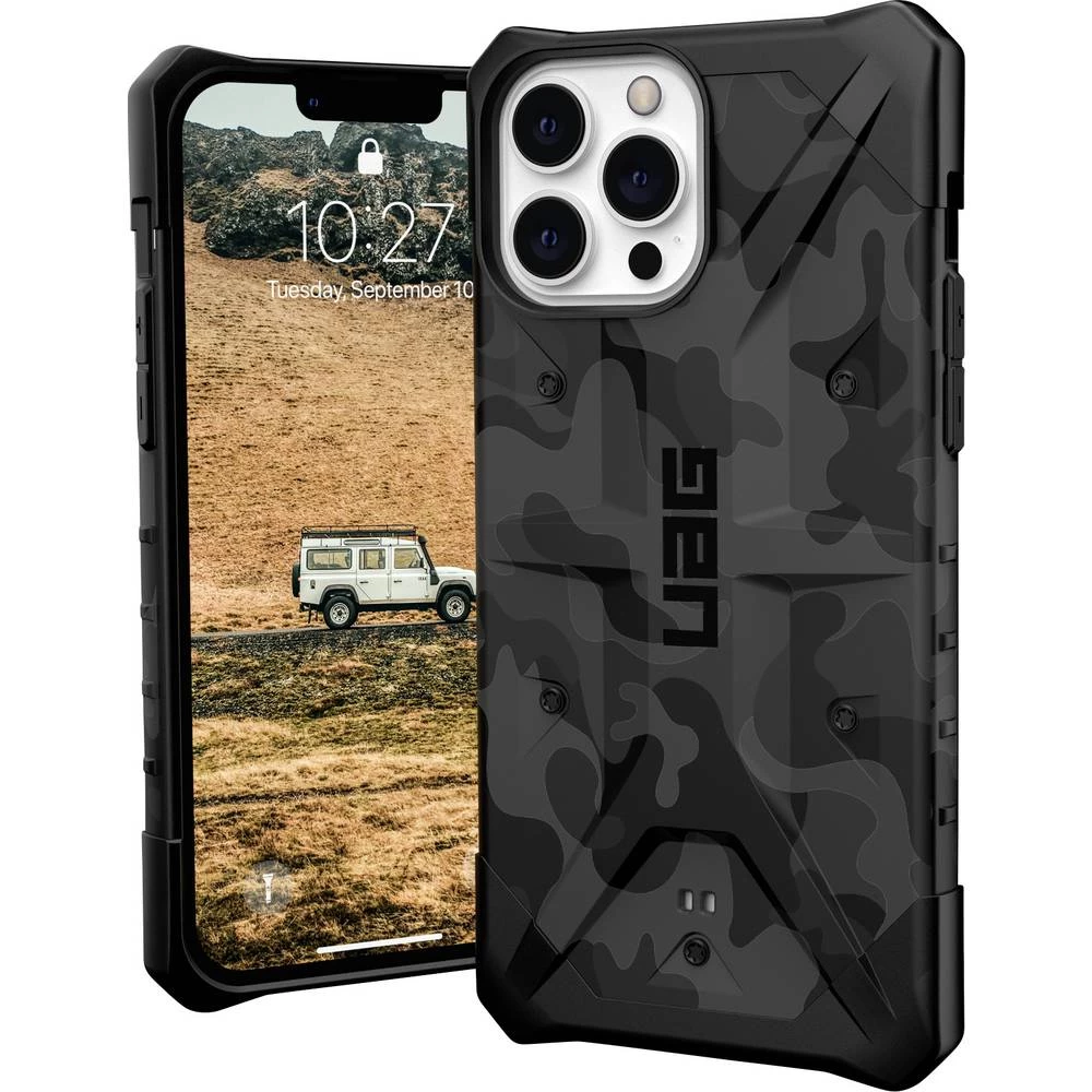 Urban Armor Gear  Pathfinder SE Case  stražnji poklopac za mobilni telefon  Apple  iPhone 13 Pro Max  ponoćno crna, kamuflažna boja slika