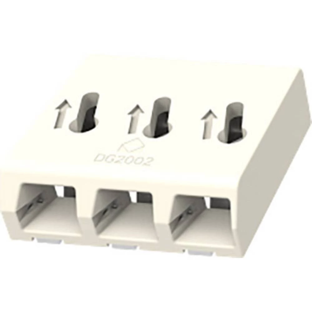 Degson SMD PCB terminal 0.75 mm&sup2; Broj polova 3 Bijela 100 ST slika