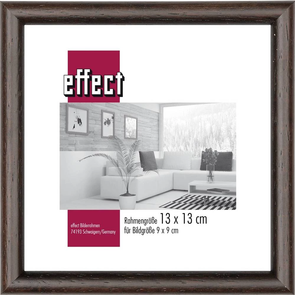Effect Bilderrahmen 0200 1313 44 izmjenjivi okvir za slike Format papira: 13 x 13 cm smeđa boja slika