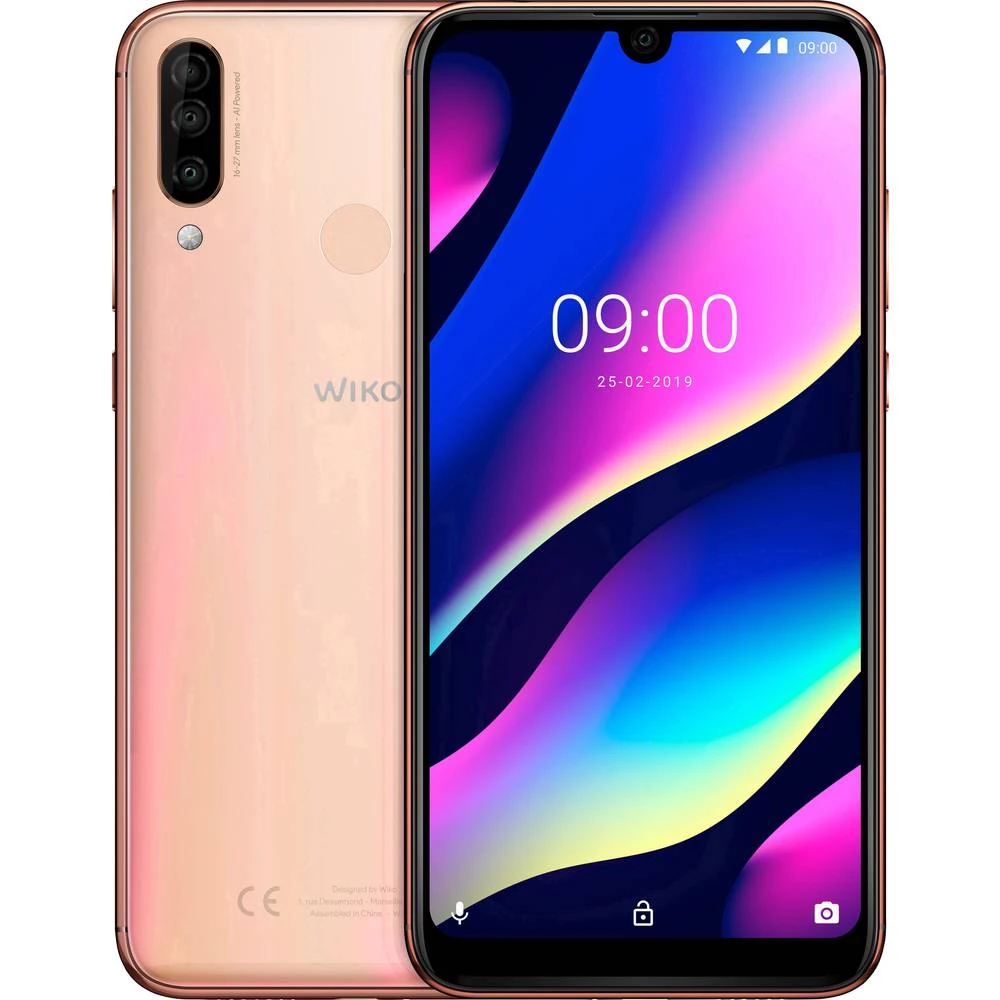 WIKO View 3 64 GB Zlatna Hybrid-Slot Android&trade; 9.0 12 MPix slika