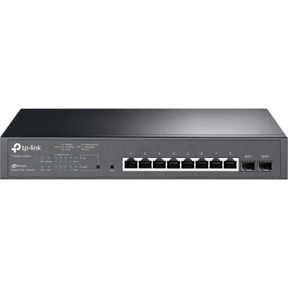 Mrežni preklopnik TP-LINK T1500G-10MPS 8 + 2 ulaza 1 Gbit/s PoE funkcija slika