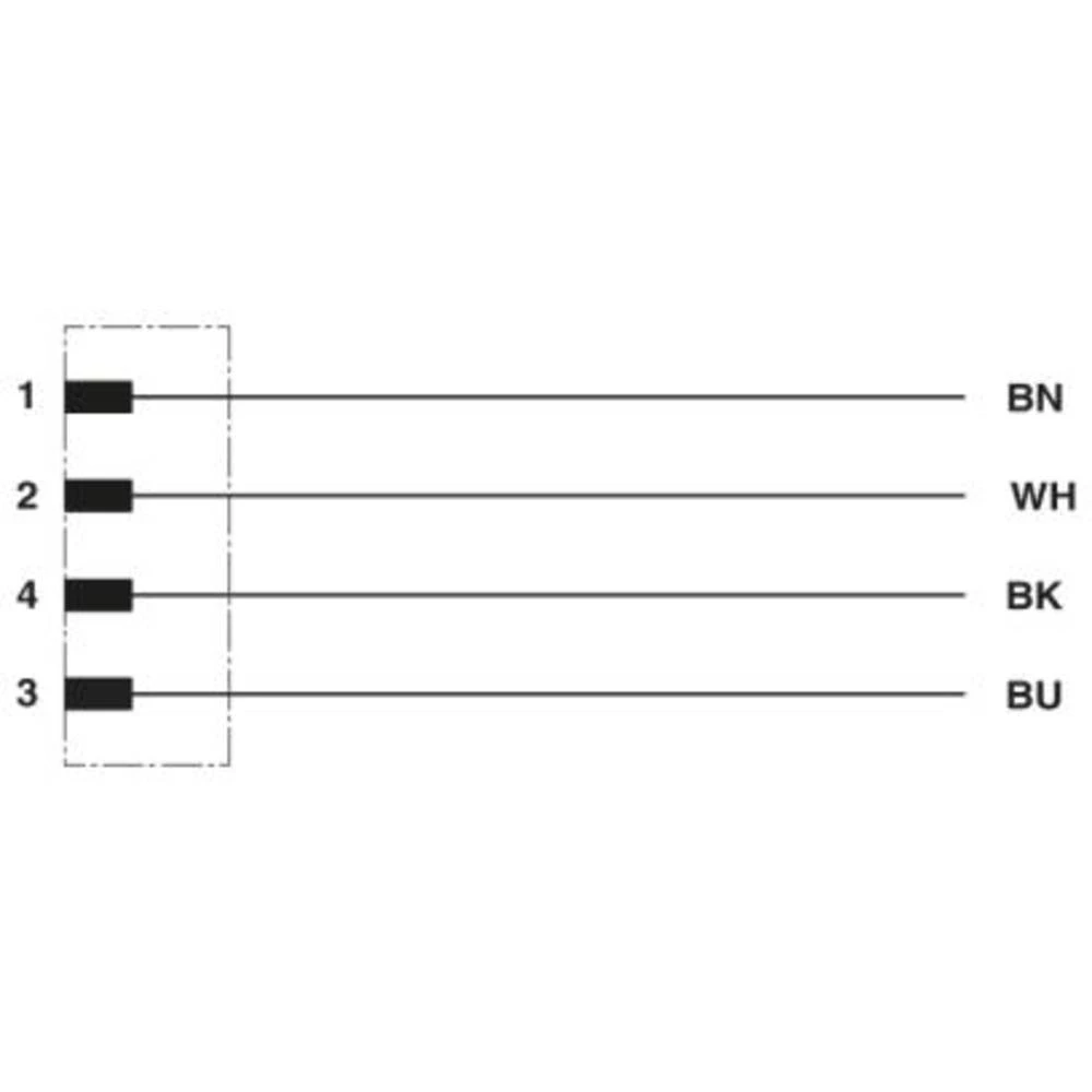 Utični konektor za senzor/aktivator, konfekcionirani 1.50 m Broj polova: 4 Phoenix Contact 1415542 SAC-4P-M 8MS/1,5-PVC 1 ST slika