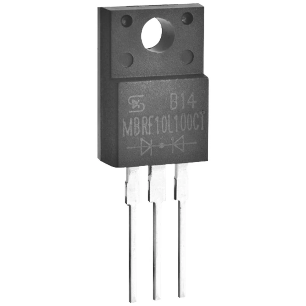 Taiwan Semiconductor Schottkyjeva dioda MBRF10L100CT Array - dvostruka Tube slika