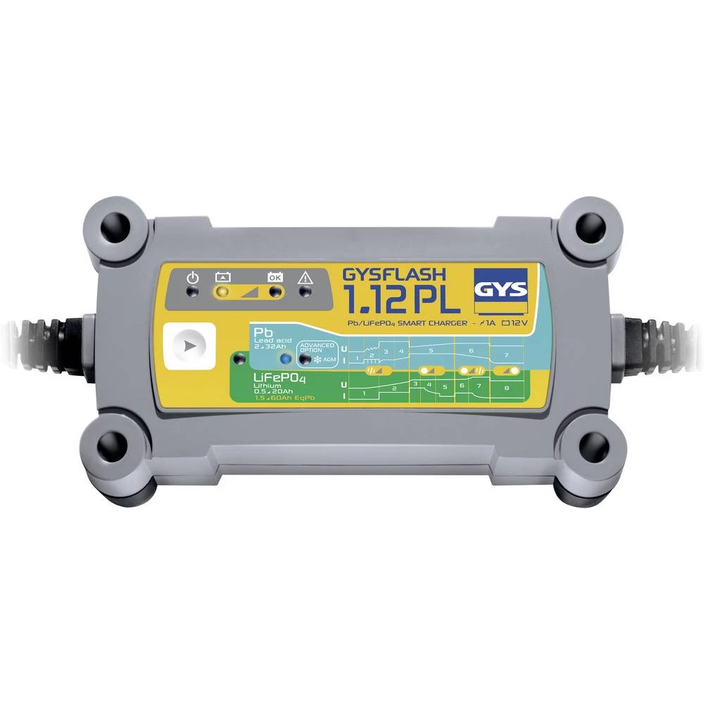 GYS GYSFLASH 1.12 PL 026902 automatski punjač 12 V 1 A slika