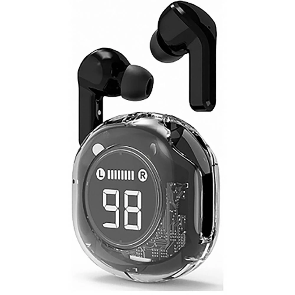 Gembird TWST-01-BK HiFi In Ear slušalice Bluetooth® stereo crna slika