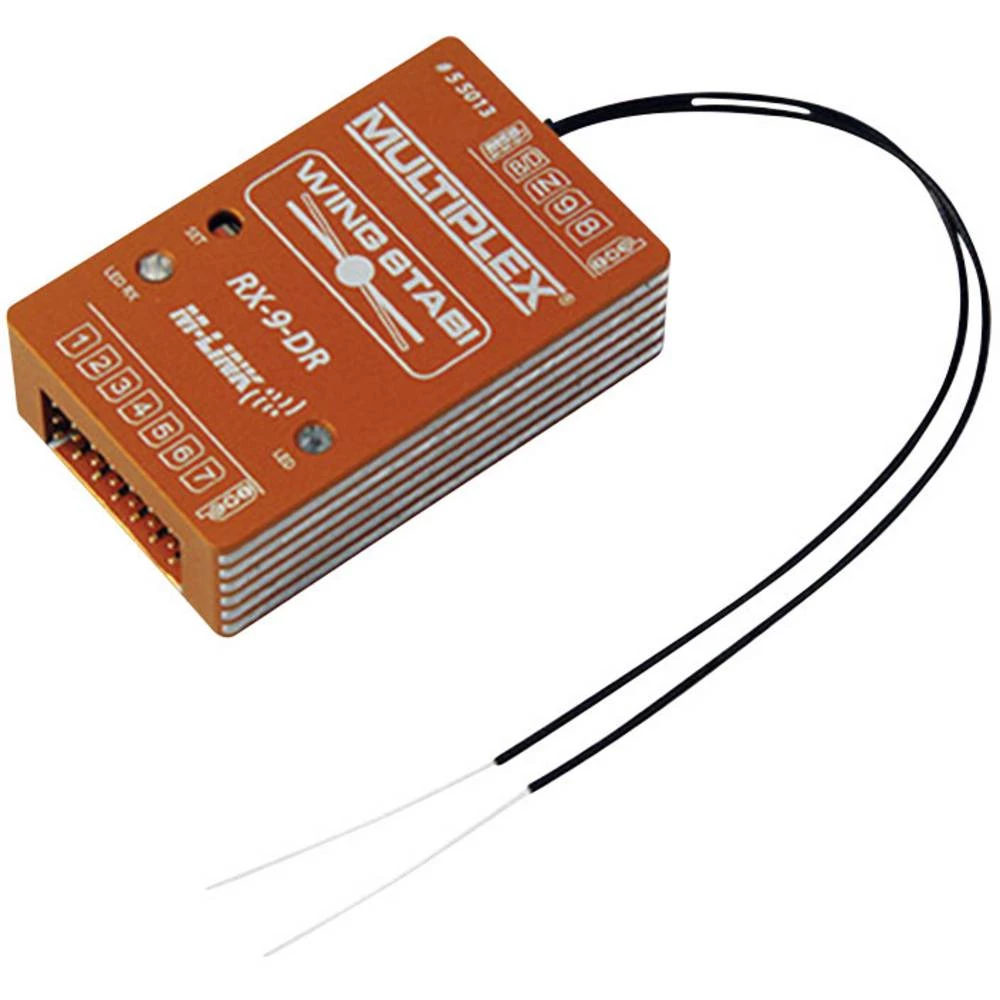 9-kanalni Površinski žiroskopsk Multiplex Wingstabi 9 DR M-LINK Uklj. prijemnik slika