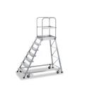 Aluminijum Podijum stepenice Mobilna ZARGES 41955 66 kg slika