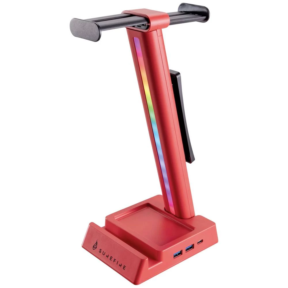 Surefire Gaming Vinson N2 stalak za slušalice Pogodno za (slušalice):over-ear slušalice crvena slika