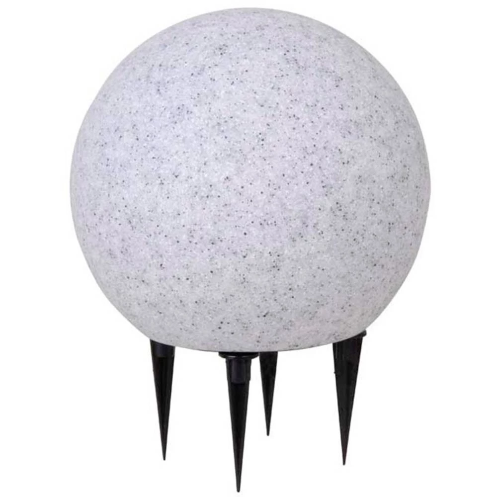 Vrtna svjetiljka Kamen LED, Štedna žarulja E27 25 W LeuchtenDirekt Fadia 19232-15 Granitno-siva (mat) slika