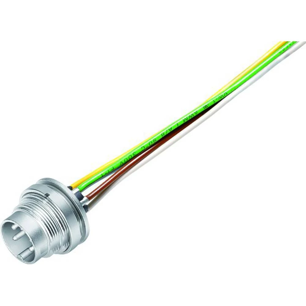 binder 09 0315 782 05-20 okrugli utikač konfekcionirani muški konektor za prirubnicu Ukupan broj polova: 5 Serija (Okrug slika