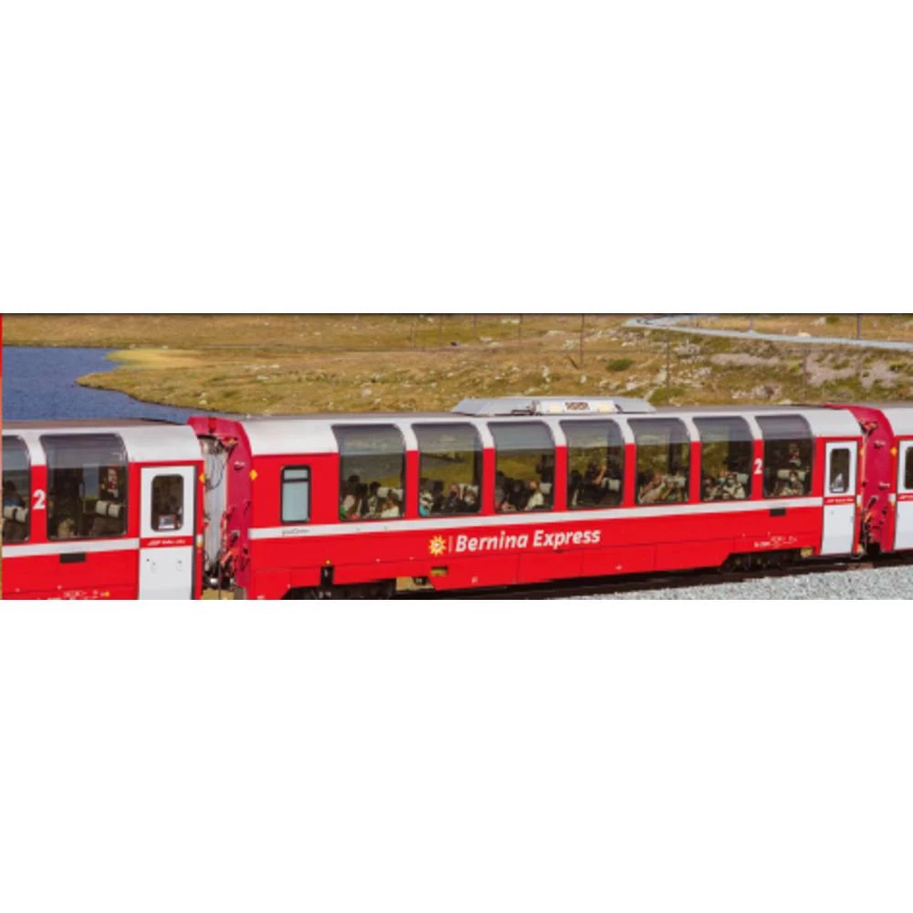 KATO 7074056 N Bernina Express set za 3 automobila, novi logotip slika