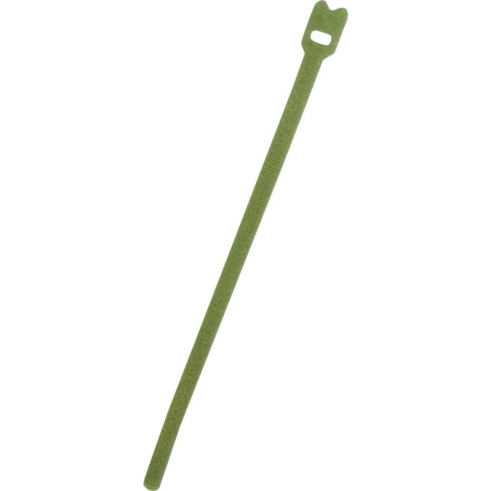 FASTECH® prianjajuća kabelska vezica za povezivanje grip i mekana vunena tkanina (D x Š) 200 mm x 7 mm zelena 100 kom. slika