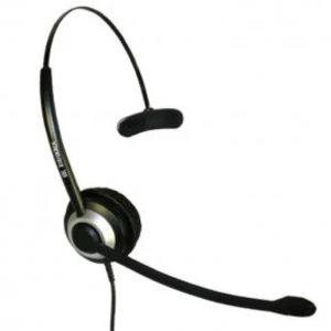 Imtradex BasicLine TM DEX-QD Telefonske slušalice QD (Quick Disconnect), USB Sa vrpcom Na ušima Crna slika