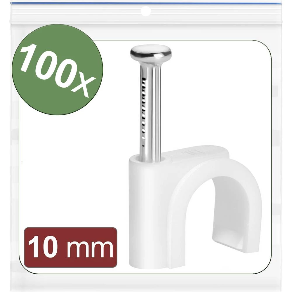 Quadrios 24CA422 kabelske obujmice  24CA422 Snop Ø, područje 7 do 10 mm   bijela 100 St. slika