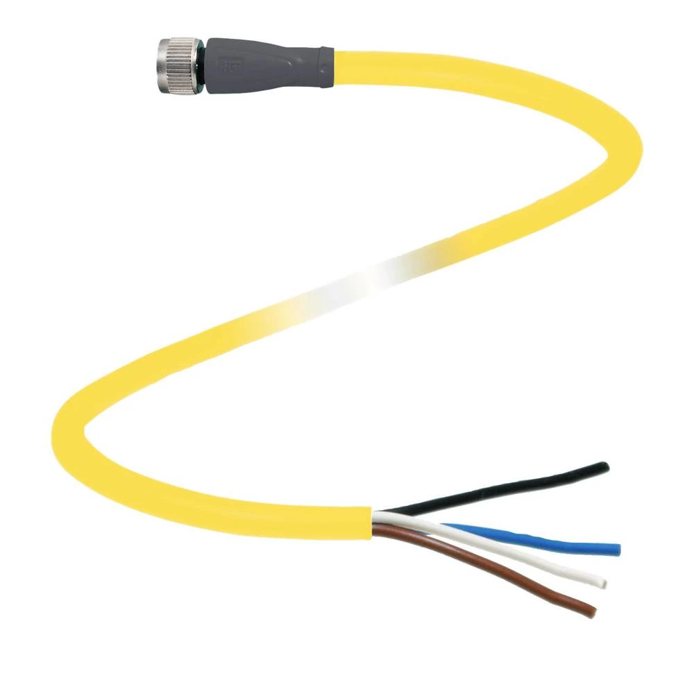 Pepperl+Fuchs 456520 utični konektor za senzor/aktivator, konfekcionirani 5 m Broj polova: 4 1 St. slika